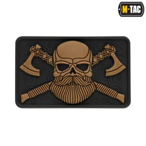 Antsiuvas M-Tac Bearded Skull 3D PVC Black/Coyote